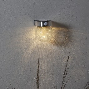 Vonkajšie nástenné solárne LED svietidlo Star Trading Glory, výška 14,5 cm