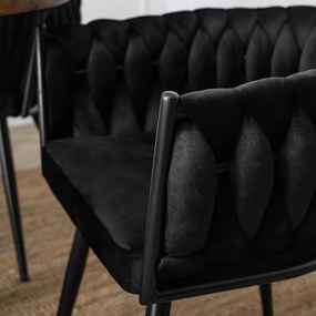 JAKS Jedálenská stolička latina čierna