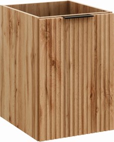 Comad Doplnková kúpeľňová skrinka nízka s košom Adel Oak 40 dub wotan