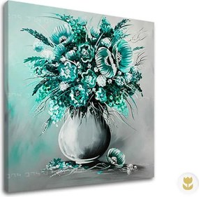 Autorská reprodukcia na plátne KVETY XOBAM022E1