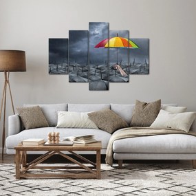 Obraz - Dáždniky (150x105 cm)