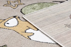 Dywany Łuszczów Detský kusový koberec Fun Forester beige - 200x290 cm
