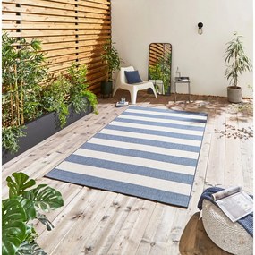 Béžovo-modrý vonkajší koberec 230x160 cm Santa Monica - Think Rugs