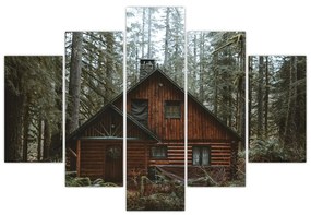 Obraz - Horská chata (150x105 cm)