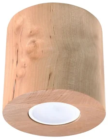 Sollux SL.0492 - Bodové svietidlo ORBIS 1xGU10/10W/230V drevo SLX0280