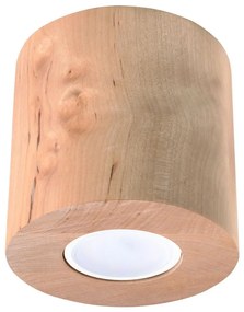 Sollux SL.0492 - Bodové svietidlo ORBIS 1xGU10/10W/230V drevo