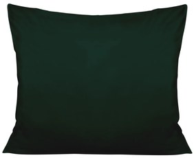 SATÉNOVÁ OBLIEČKA NA VANKÚŠ 70X80CM TMAVOZELENÁ