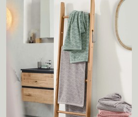 Rebrík na oblečenie z dubového dreva