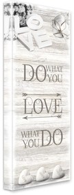 Obraz Styler Canvas Shabby Do What, 27 × 75 cm