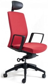 OFFICE PRO bestuhl -  OFFICE PRO bestuhl Kancelárska stolička J2 BLACK SP červená