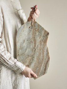Doštička na krájanie Ziggy mramorová 40,5 cm béžová