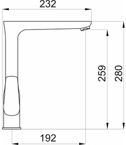 Novaservis - Drezová batéria METALIA lesklý chróm