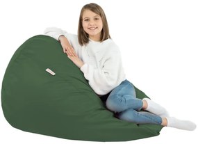 Sedací vak SAKO tmavozelený ekokoža