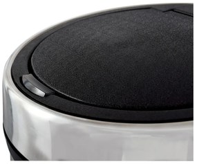 Dotykový oceľový odpadkový kôš v lesklo striebornej farbe 30 l – MSV