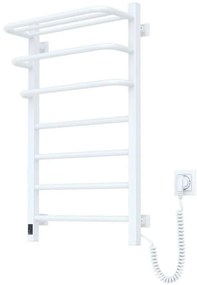Kúpeľňový elektrický radiátor s termostatom FORTIS 350 W/230 V 80,6 cm IP44 biely pravý