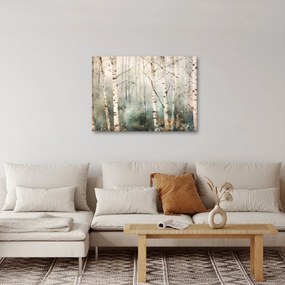 Obraz - Kresba lesného vzoru (70x50 cm)