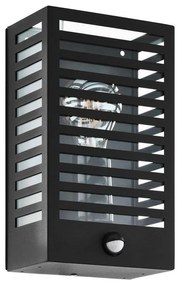 Eglo 900137- Vonkajšie nástenné svietidlo so senzorom ALAMONTE 1xE27/60W/230V IP44