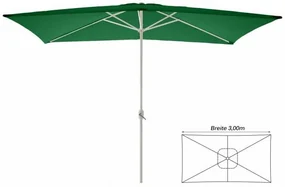 Garthen Slnečník obdĺžnikový 2 x 3 m - zelený