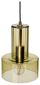 Zelené sklenené závesné svietidlo ø 20 cm Ripple – Hübsch