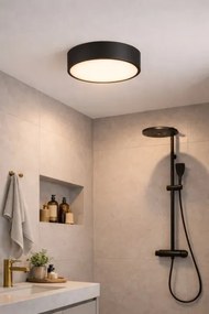 Brilagi - Kúpeľňové stropné svietidlo POOL 2xE27/15W/230V priemer 30 cm IP54 čierna
