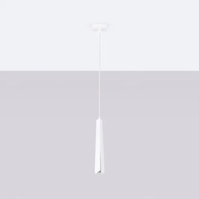 Sollux SL.1397 - Luster na lanku PRYSM 1xG9/8W/230V biela