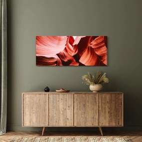 Obraz červených skál (120x50 cm)