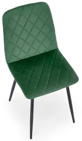 Jedálenská stolička ORIS, 1 ks, tmavozelená