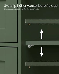 Kúpeľňová skrinka LHC041C01 zelená