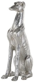 Dekoratívna figúrka strieborná 80 cm GREYHOUND Beliani