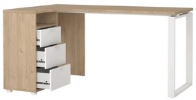 Pracovný stôl s doskou v dubovom dekore 100x150 cm Sign – Tvilum