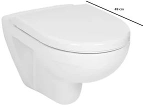 Wc závesné Jika Lyra plus zadný odpad H8233820000001