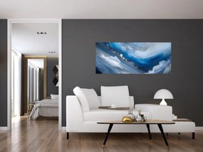 Obraz - Abstrakcia oceánu (120x50 cm)