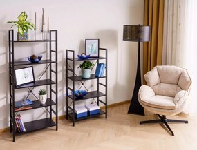 Regál Loftys R5 60 cm černý