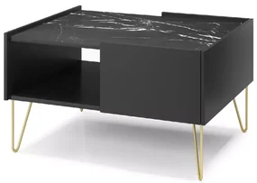 Konferenční stolek Harmony Va 97 cm černý/černý mramor