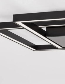 LED stropné svietidlo Bilbao 46 čierne