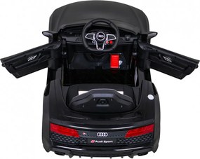 Ramiz Audi R8 LIFT Auto na batérie čierne + diaľkové ovládanie + EVA kolesá + MP3 + LED