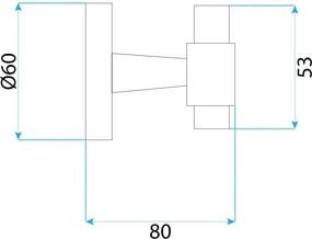 Rea Aristo, kúpeľňový 1-háčik na uterák, brúsená oceľ, REA-98507