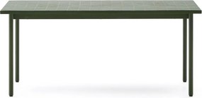Oceľový záhradný jedálenský stôl 91x182 cm Maurina – Kave Home