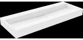 Mexen Ava umývadlo na dosku z konglomerátu 2/O 120 x 46 cm, biela - 23011202