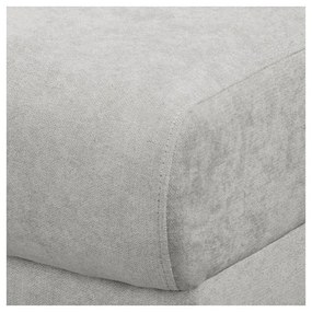 Svetlosivá rohová pohovka (pravý roh) Beata - Ropez