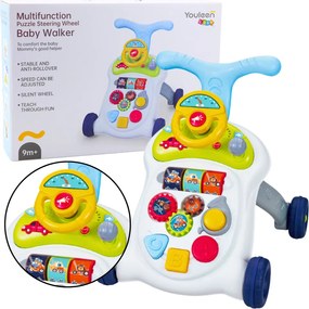 LEAN Toys Interaktívny volant kočíka Svetlá Zvuky