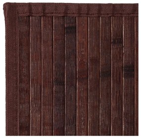 Tmavohnedý bambusový koberec 140x200 cm – Casa Selección