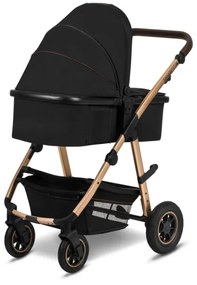 Lionelo - Kombinovaný kočík 2v1 AMBER Black Onyx