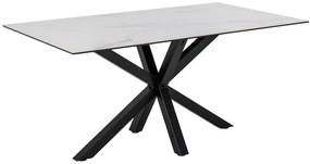 Jedálenský stôl Heaven biely/čierny