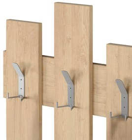 Nástenný vešiak Wave 64 cm hnedý