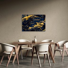 Sklenený obraz abstrakcie (70x50 cm)