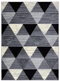 Koberec BCF BASE 3986 Geometric sivý / čierny