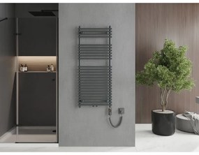 Mexen Sol, elektrické vykurovacie teleso 1200x500 mm + vykurovacia tyč 600 W, antracitová, W125-1200-500-2600-66