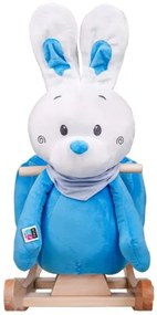 PLAYTO Hojdacia hračka s melódiou PlayTo králiček modrá
