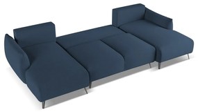 Modrá rohová pohovka Malie – Makamii